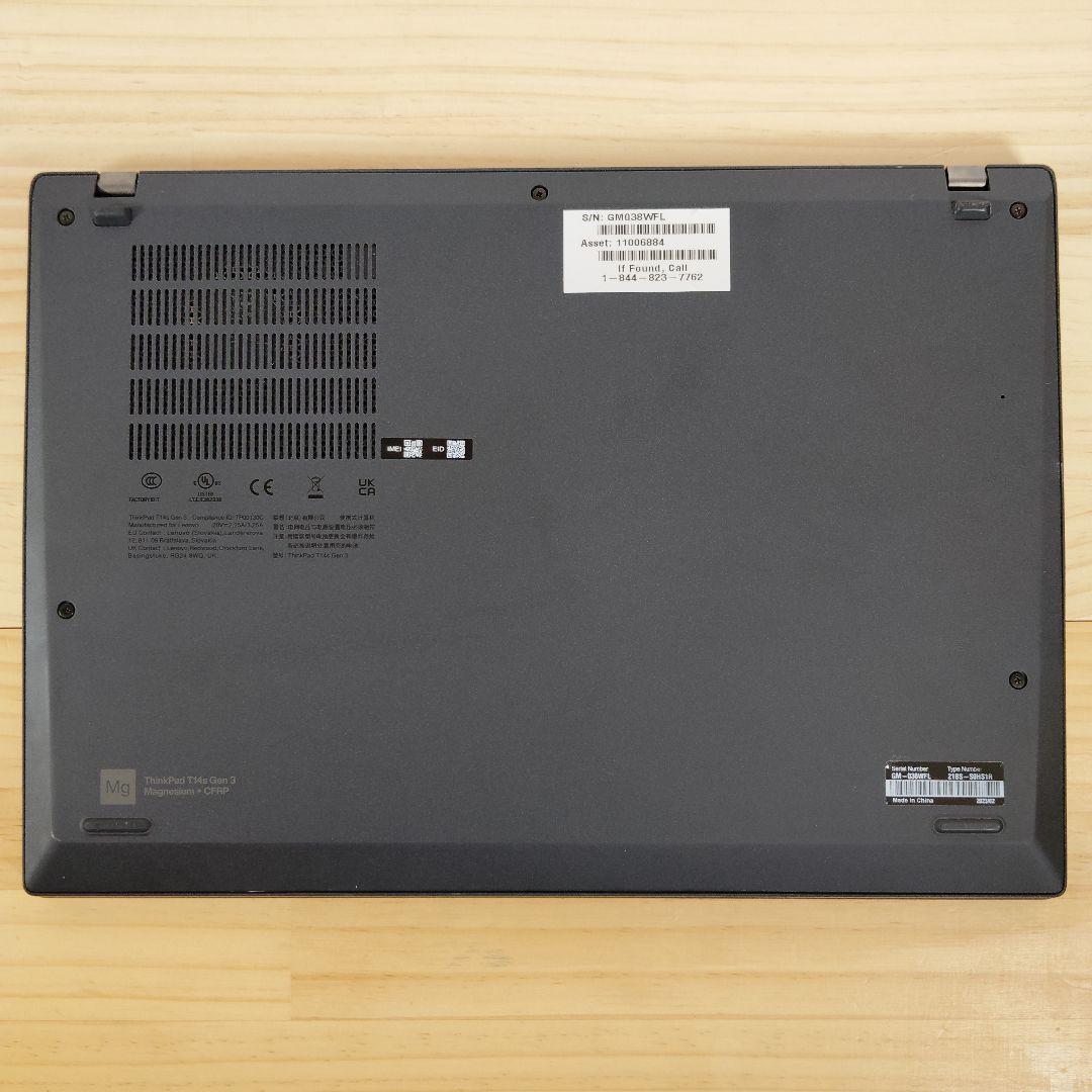 美品 ThinkPad T14s 爆速 12世代i7搭載 16GB 1TB