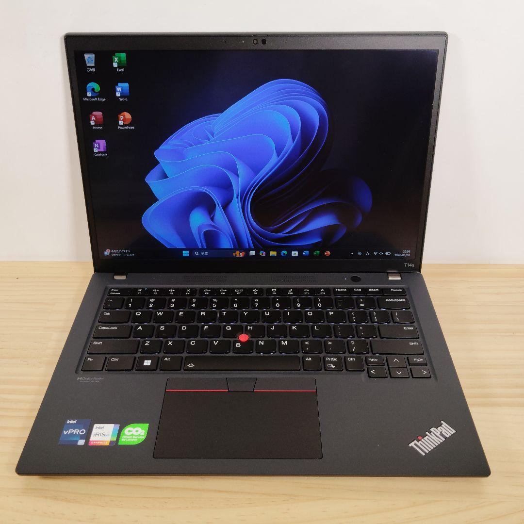 美品 ThinkPad T14s 爆速 12世代i7搭載 16GB 1TB