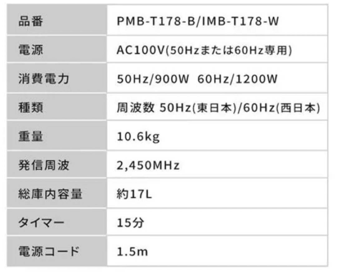 IRIS OHYAMA 電子レンジ 650W ターンテーブル