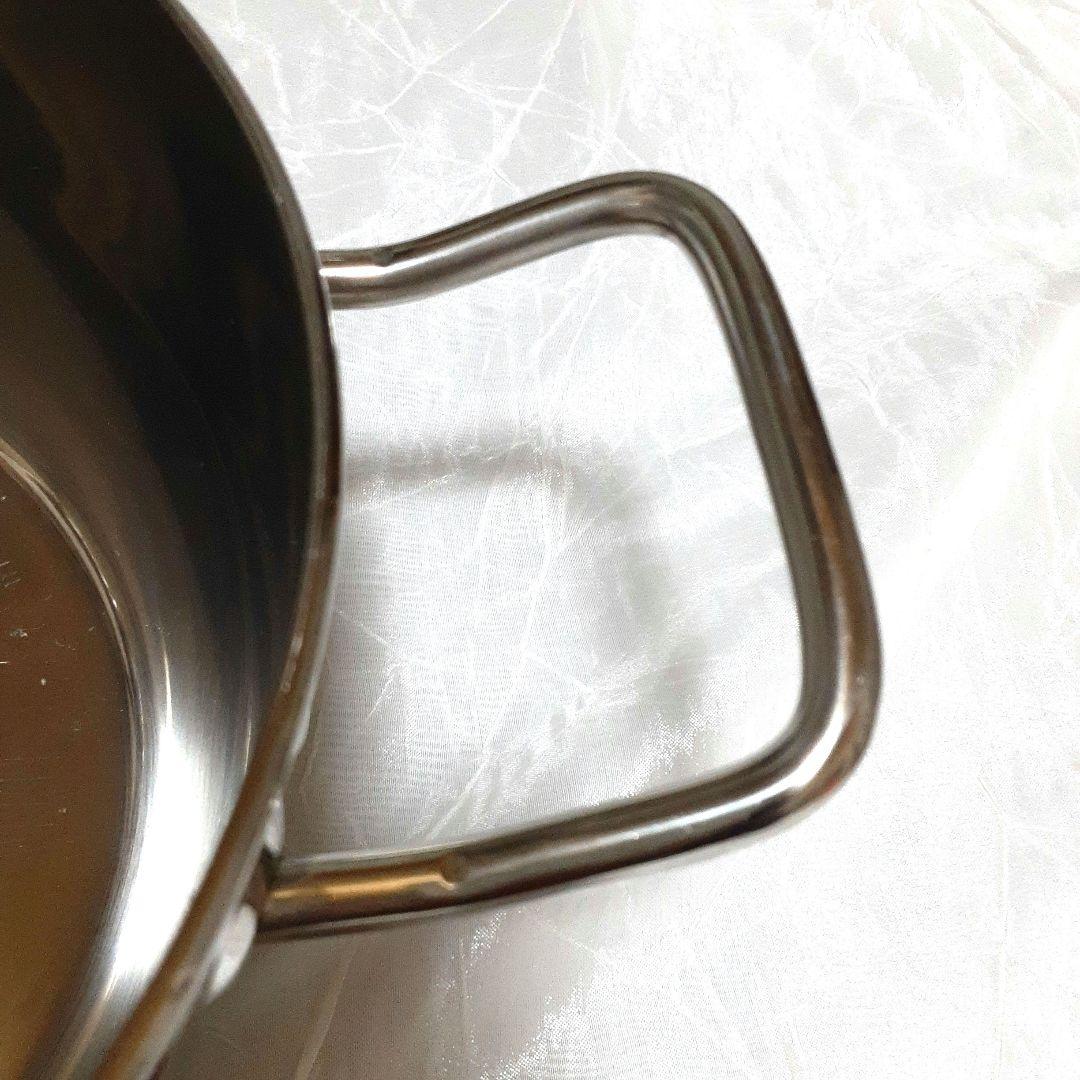 ellesse エレッセ ステンレス両手鍋富士ホーロー　高品質　多層鍋　パスタ