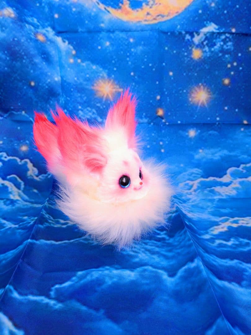 キツネぬいぐるみハンドメイドArtDollアートドールartdoll fox猫狐