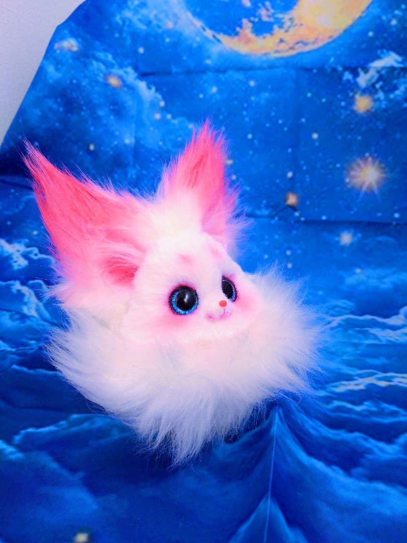 キツネぬいぐるみハンドメイドArtDollアートドールartdoll fox猫狐