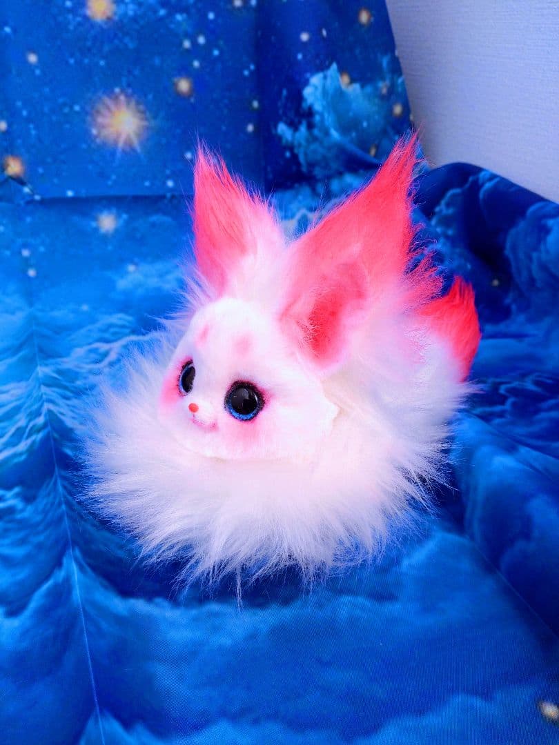 キツネぬいぐるみハンドメイドArtDollアートドールartdoll fox猫狐