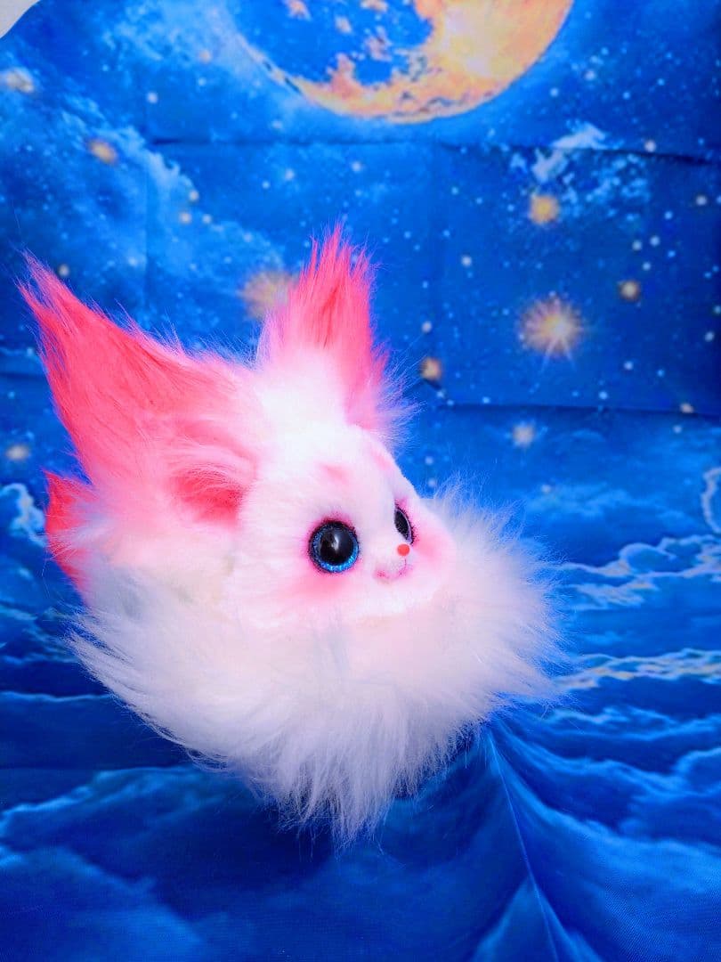 キツネぬいぐるみハンドメイドArtDollアートドールartdoll fox猫狐