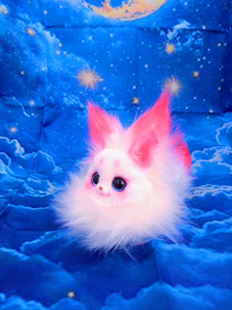 キツネぬいぐるみハンドメイドArtDollアートドールartdoll fox猫狐