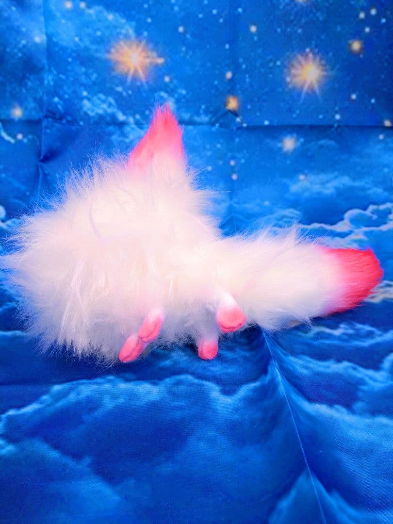 キツネぬいぐるみハンドメイドArtDollアートドールartdoll fox猫狐