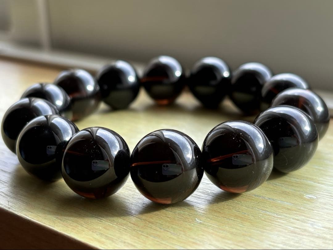 極上 大粒 モリオン ブレスレット