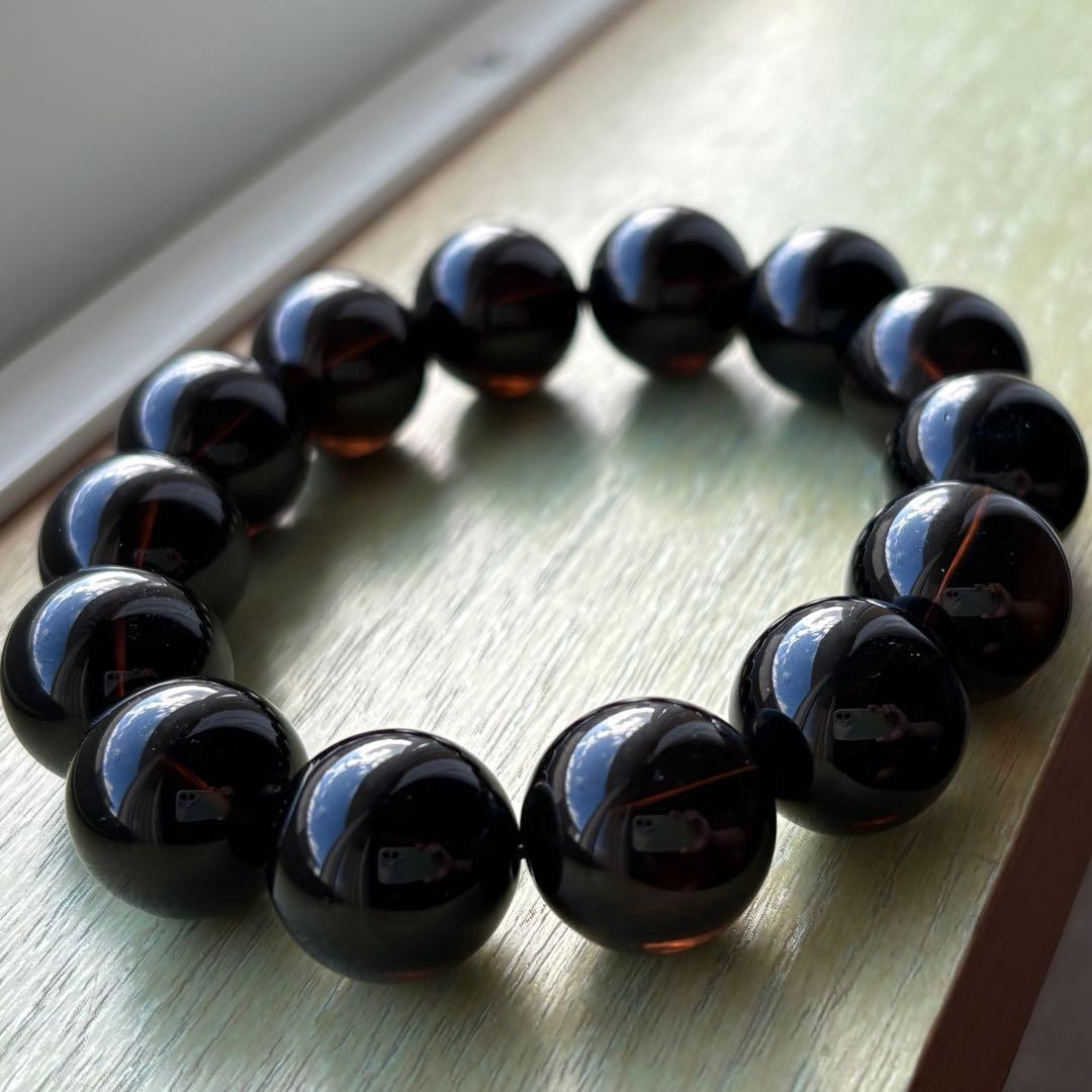 極上 大粒 モリオン ブレスレット