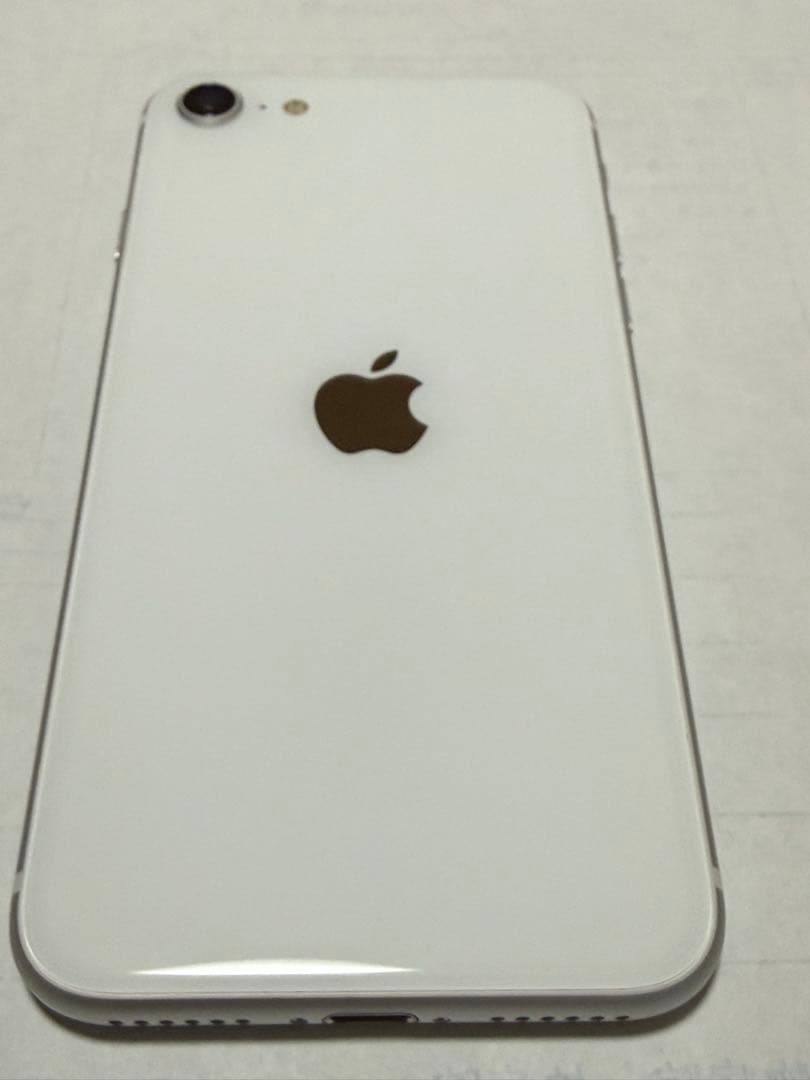 【美品】SIMフリー　Apple iPhone SE2 ホワイト　64G