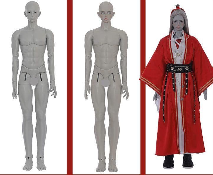 WN39 bjd 1/3 ドール本体 Borg 球体関節人形 ハンドメイド