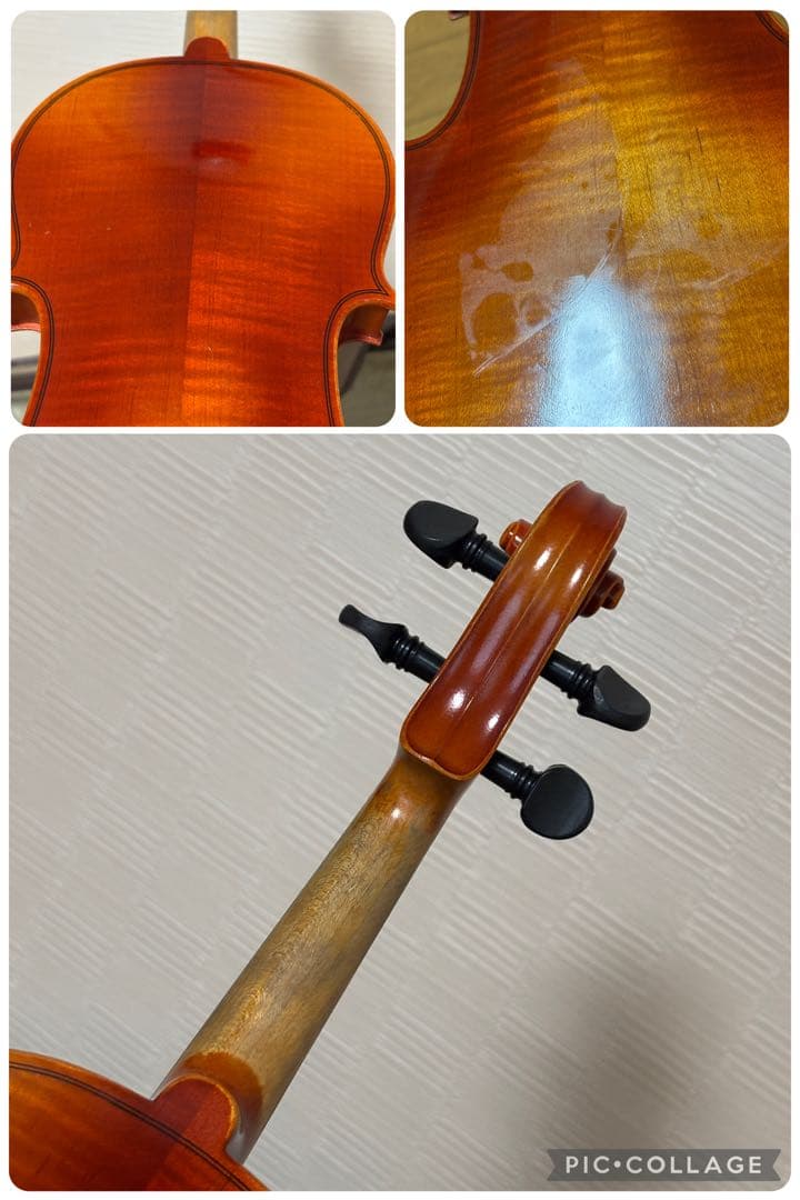 【弦張り替え済み】スズキ　バイオリン　No.200 1/4 1993年