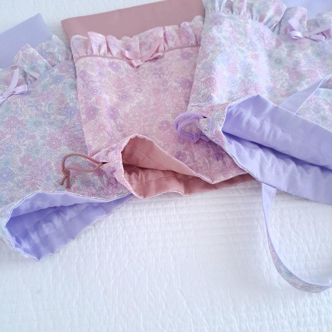 【popcandy】入園入学セット レッスンバッグ 巾着袋 ハンドメイド