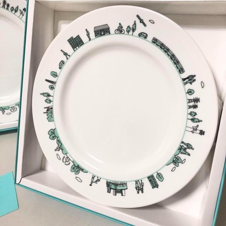 新品　未使用 TIFFANY&CO. プレート　セット　2枚　皿　ティファニー