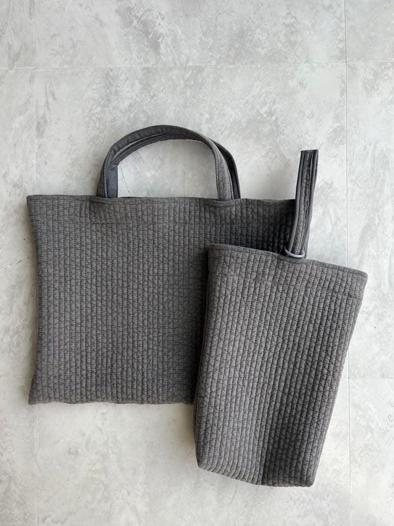 ヌビバッグ　保育園バッグ　サブバッグ　内バキ入れ　セット　通園通学