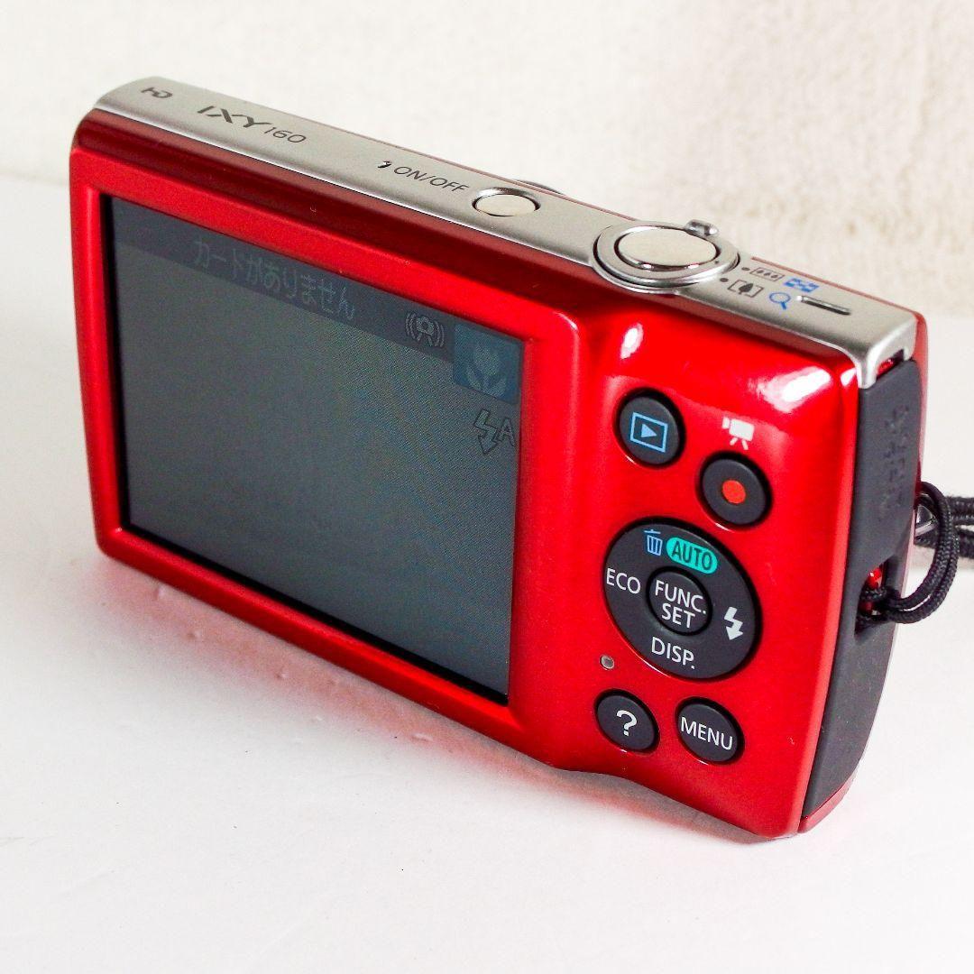 完動美品 キヤノン Canon IXY 160 レッド 動作確認済み