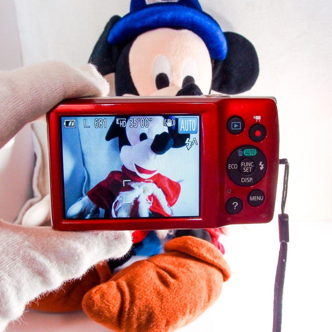 完動美品 キヤノン Canon IXY 160 レッド 動作確認済み