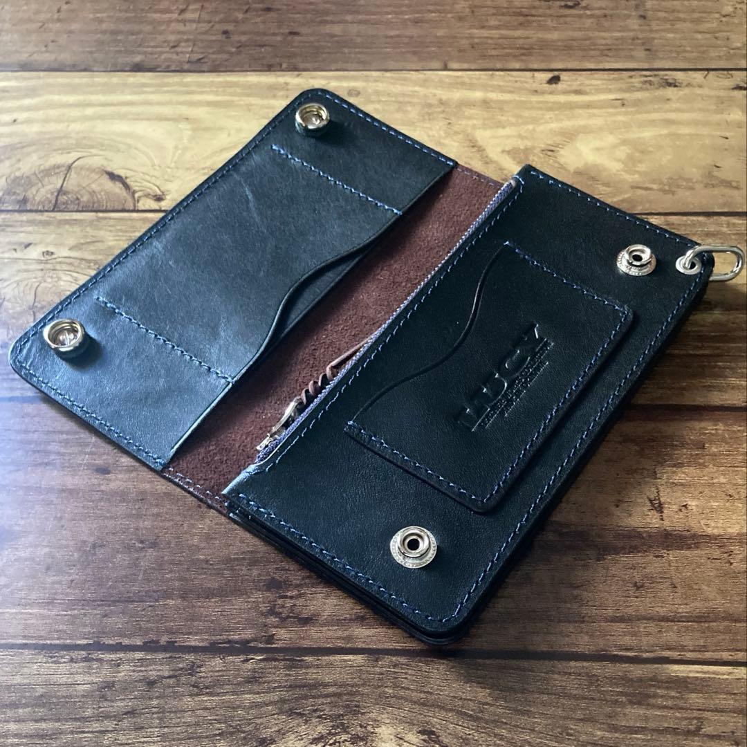 【たけ様ご確認用】トラッカーウォレット180（ロング）クロスボールコンチョ