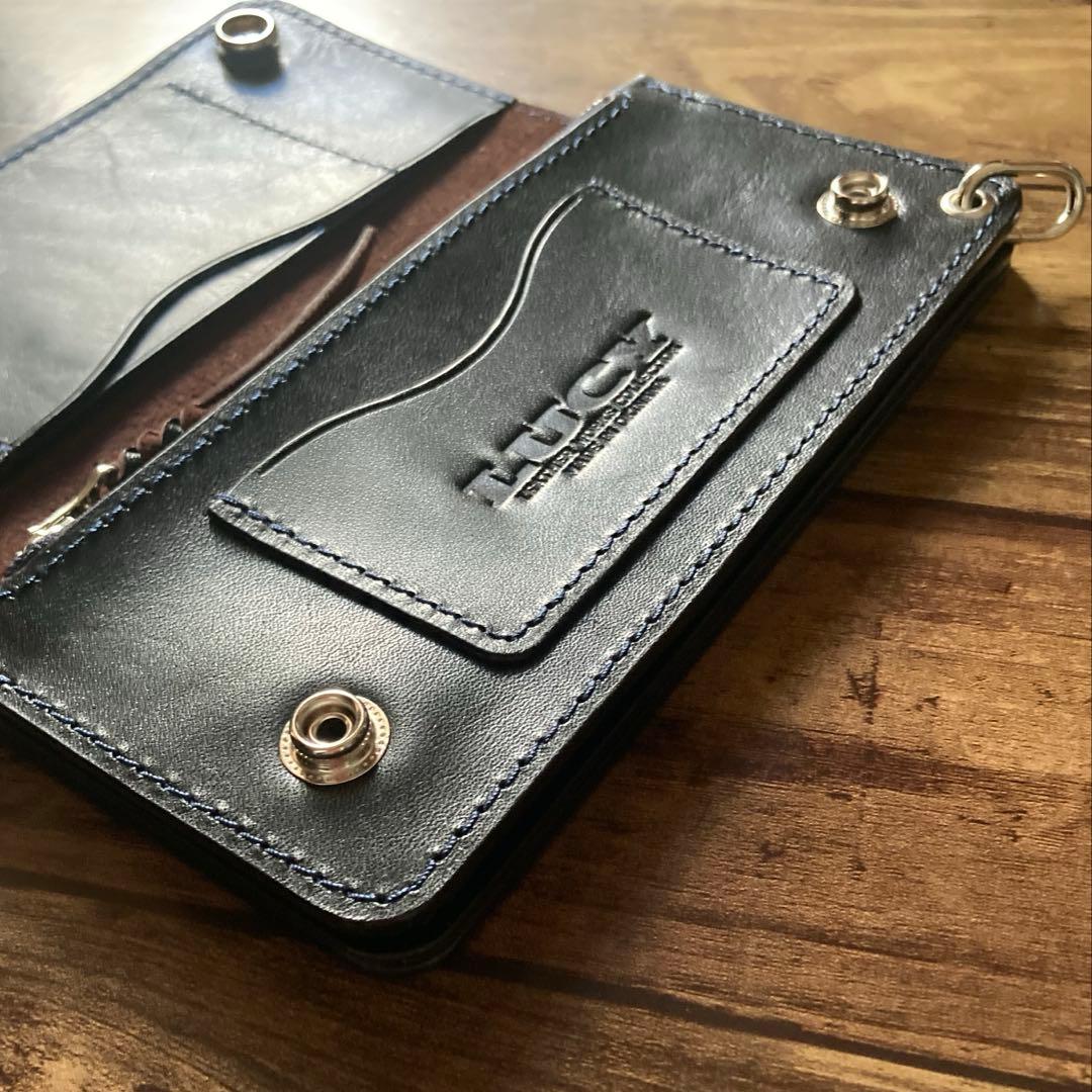 【たけ様ご確認用】トラッカーウォレット180（ロング）クロスボールコンチョ