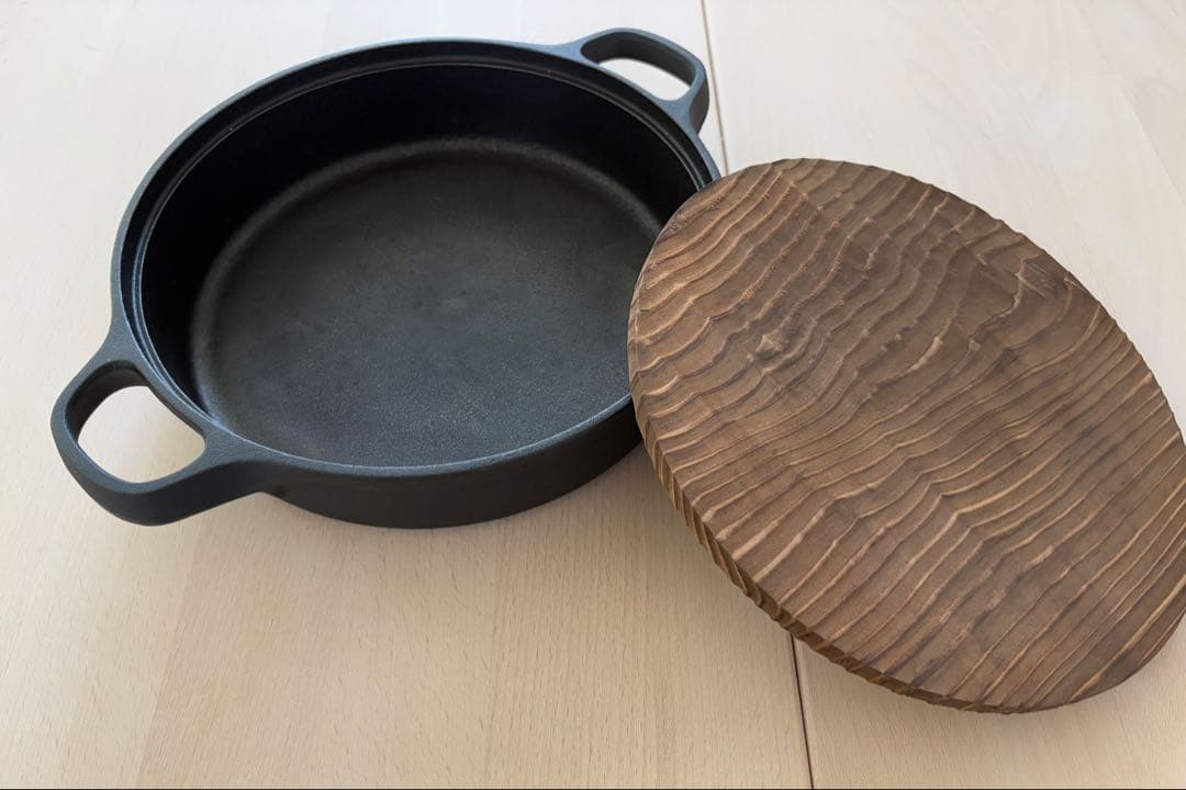 及源 南部鉄器 すき焼き 餃子 兼用鍋 26cm IH対応