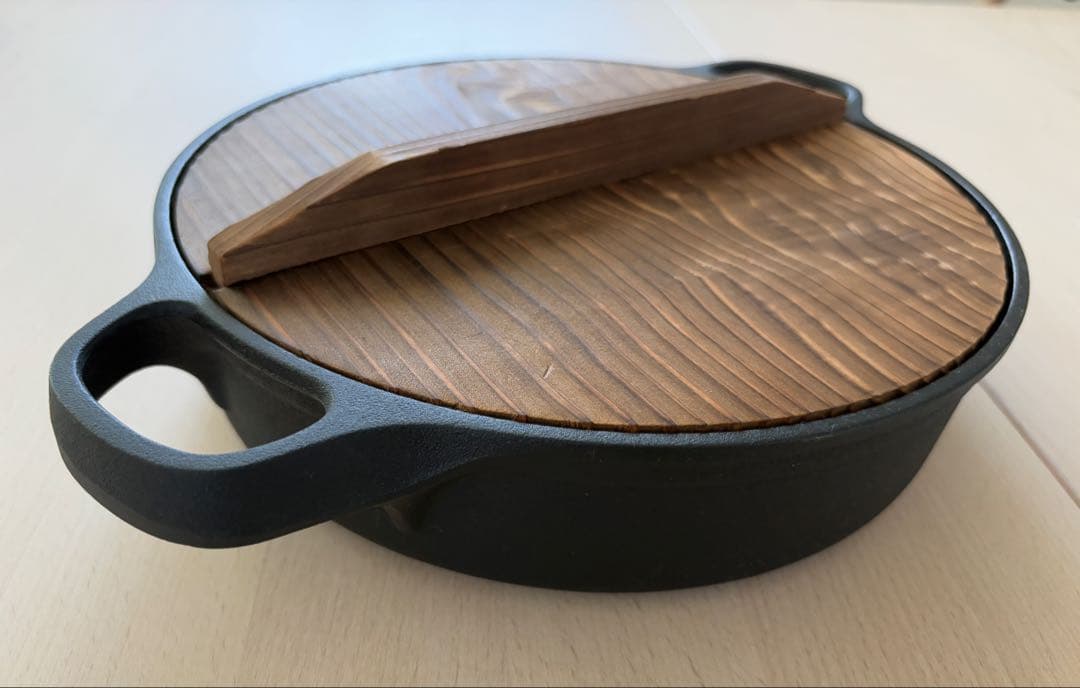 及源 南部鉄器 すき焼き 餃子 兼用鍋 26cm IH対応