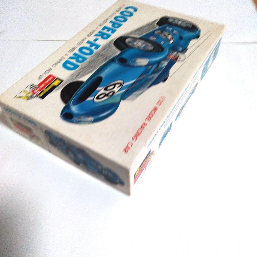 ［レア］60年代モノグラム1/32クーパーフォード　スロットカー組み立てキット