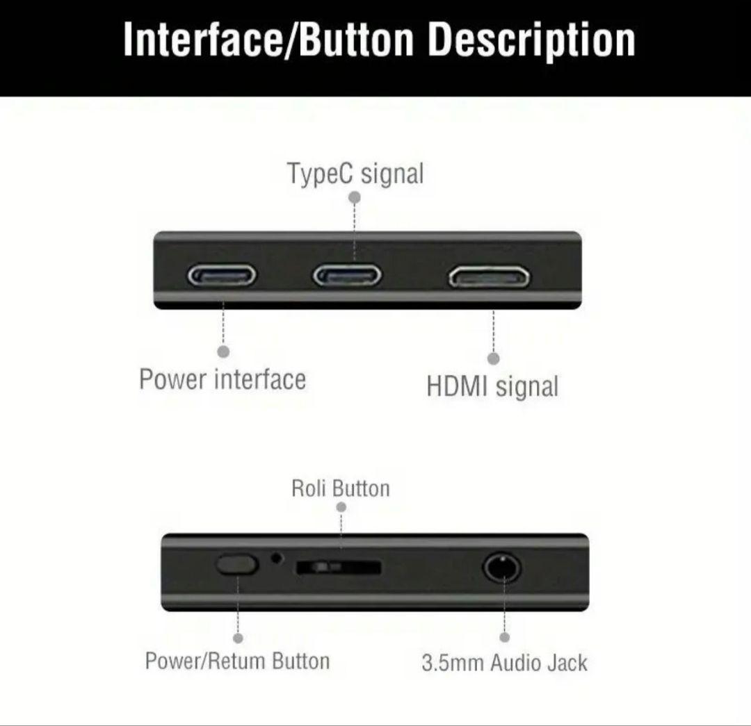 モバイルモニター 18.5インチ FHD 100hz 自立型 IPS液晶フルHD