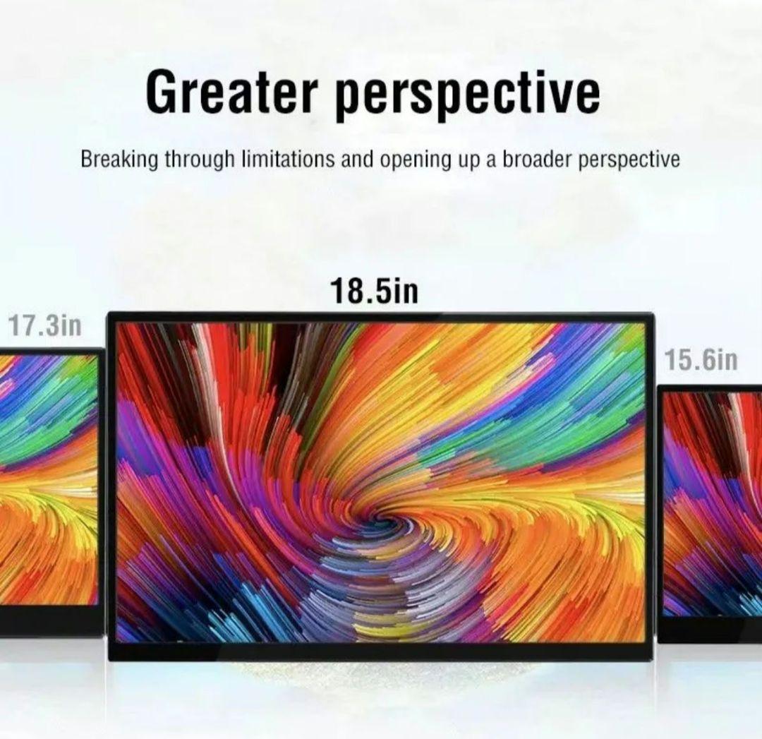 モバイルモニター 18.5インチ FHD 100hz 自立型 IPS液晶フルHD