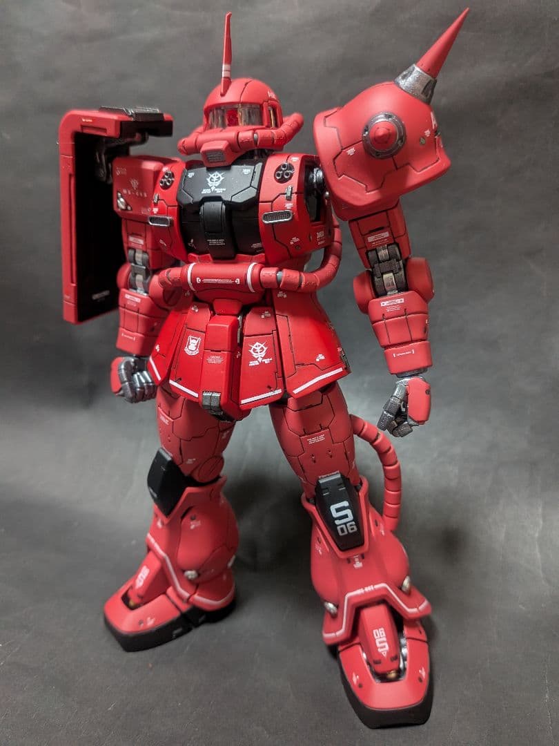 完成品 ガンプラ MS-06S ザクII シャア専用機 ジ・オリジン版