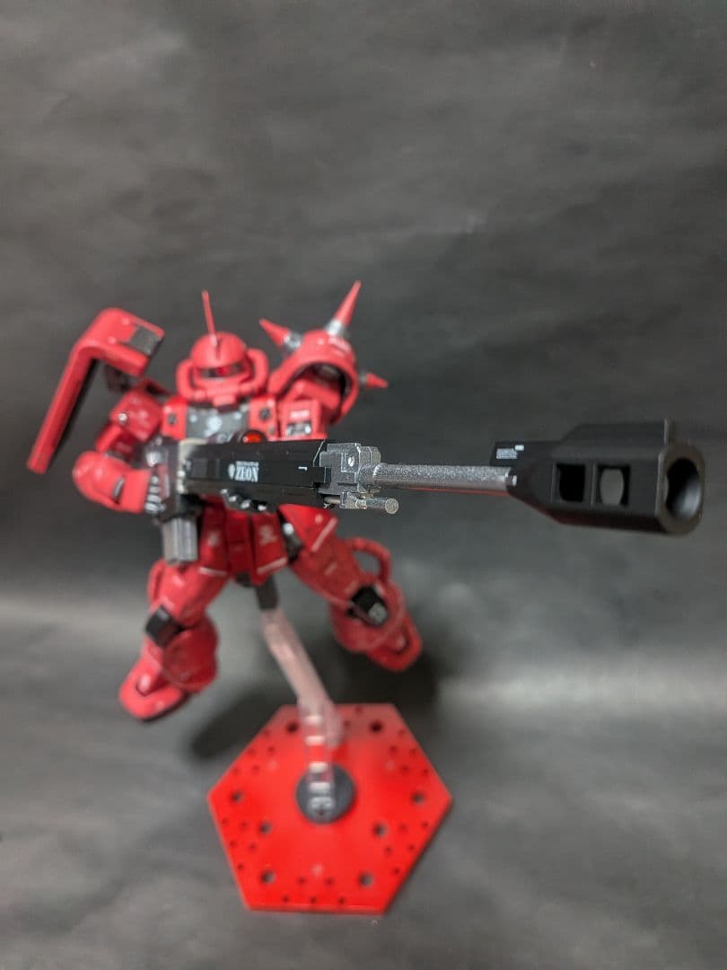 完成品 ガンプラ MS-06S ザクII シャア専用機 ジ・オリジン版