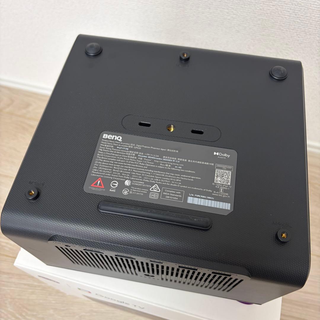 BenQ ベンキュー GP520 4K ホームプロジェクター