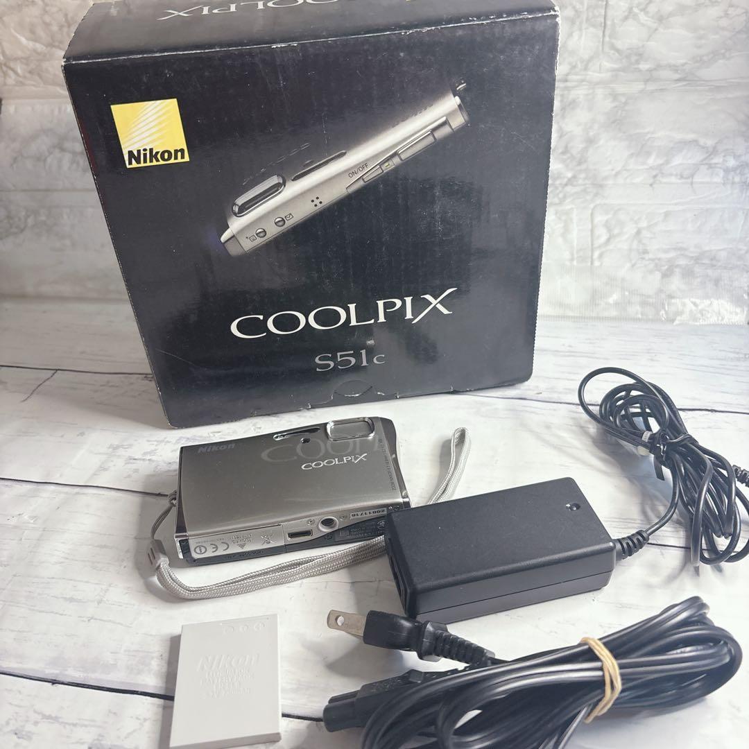 【スマホ転送OK】ニコン Nikon COOLPIX S51c デジタルカメラ