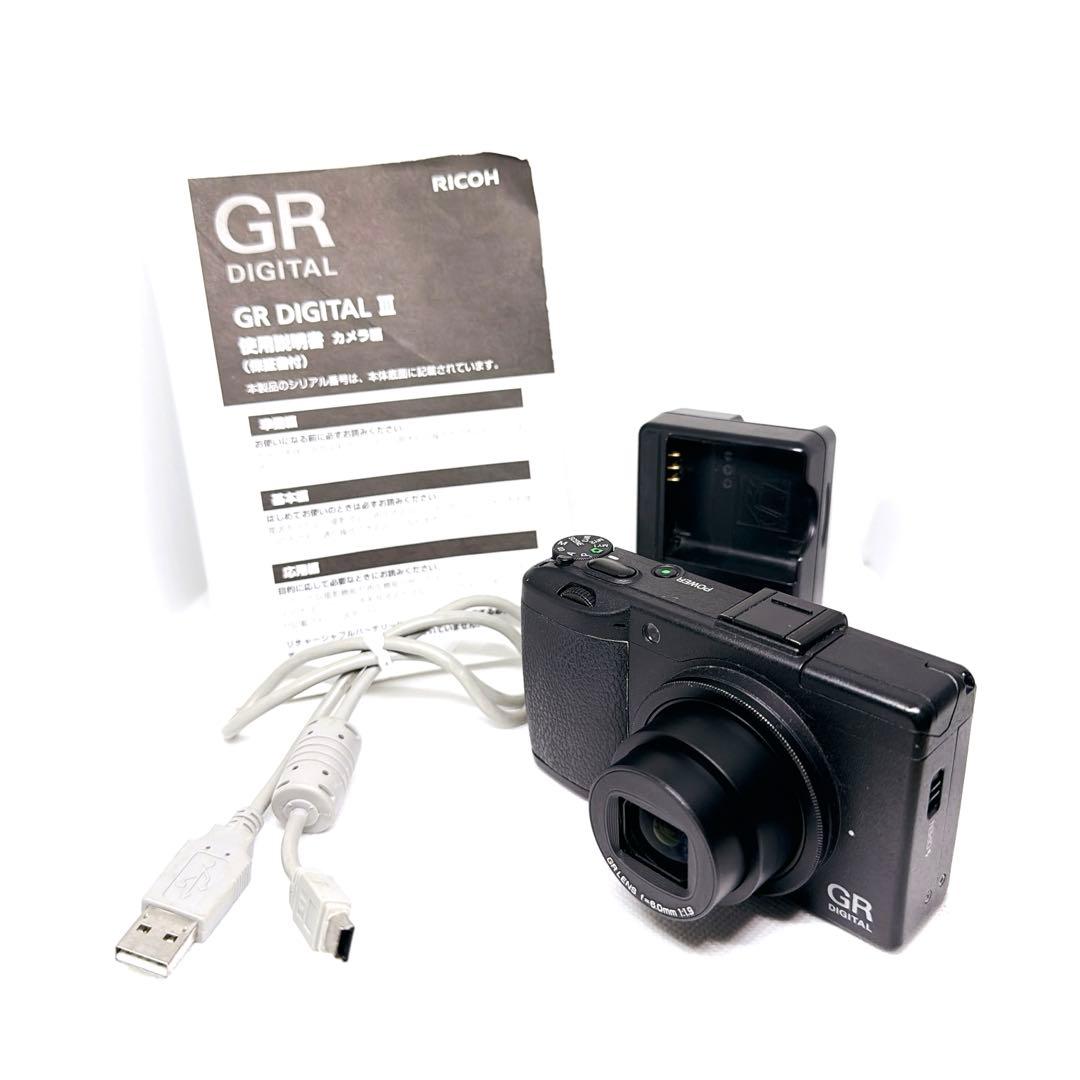 【極美品 完動品 SH3054回】リコー RICOH GR Digital Ⅲ