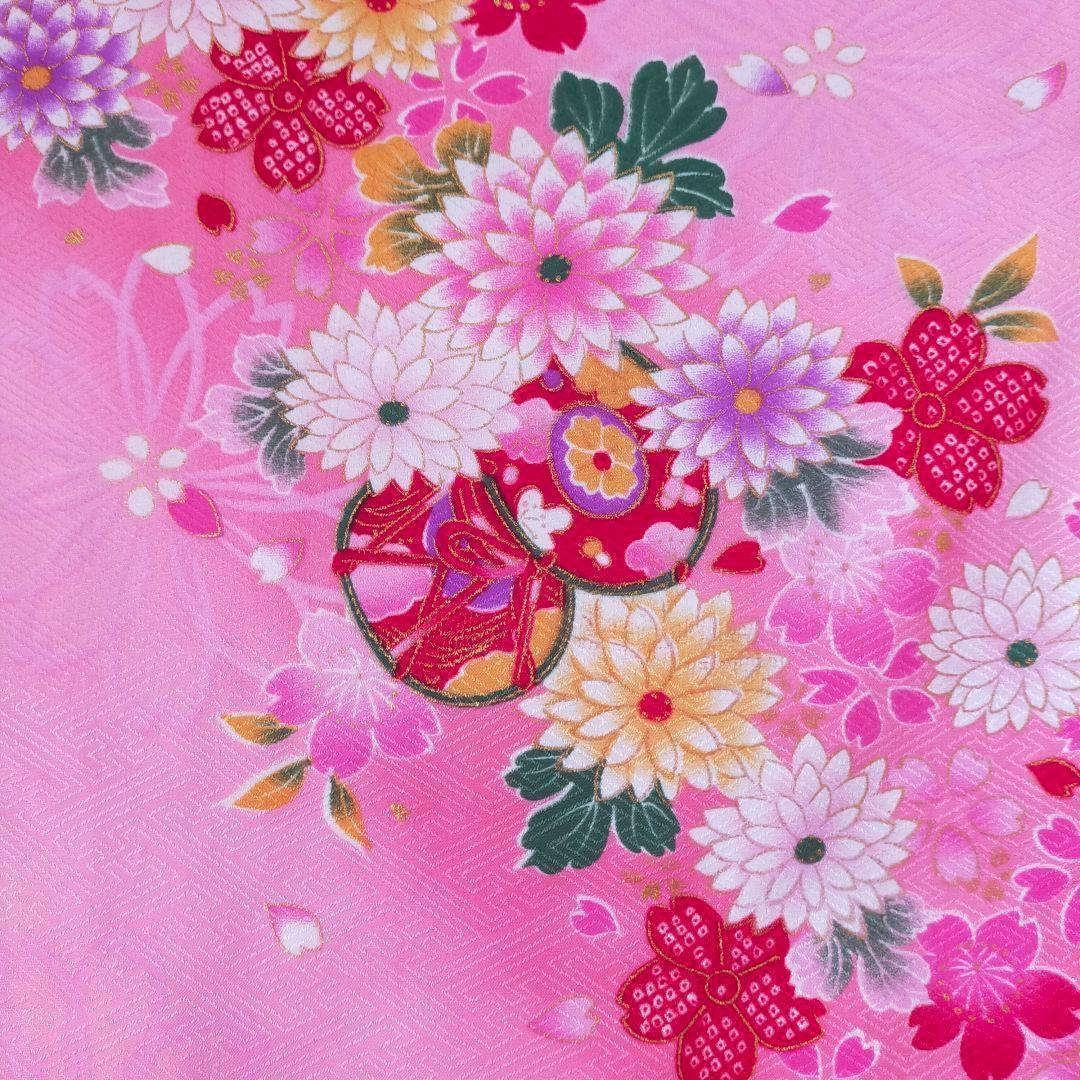 七五三　3歳　被布　女の子　7点セット　0302