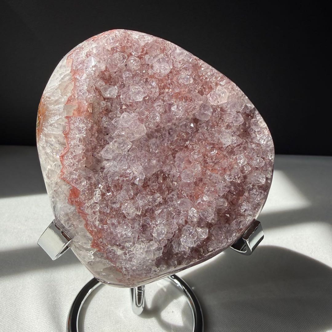 天然石アメジストの原石　置物　鉱物NO.030713