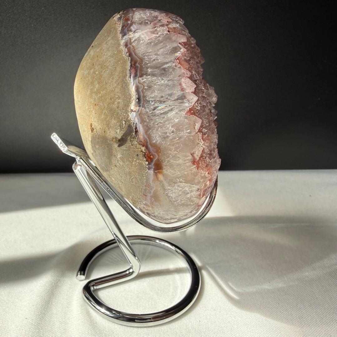 天然石アメジストの原石　置物　鉱物NO.030713