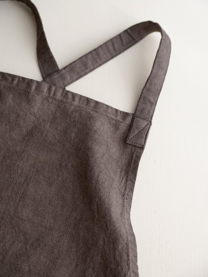 Work Apron -柿渋×大黄　鉄媒染