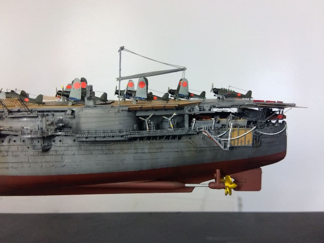 J*J様 1/700 精密模型帝国海軍正規空母「隼鷹」完成品