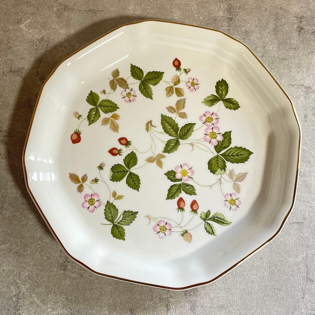 美品　  ワイルドストロベリー プレート