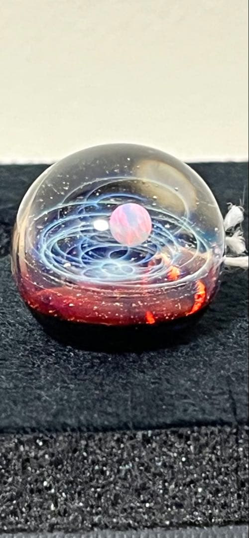 希少【赤タイプ】宇宙ガラス プラスアルファ ＋α ホワイトオパール