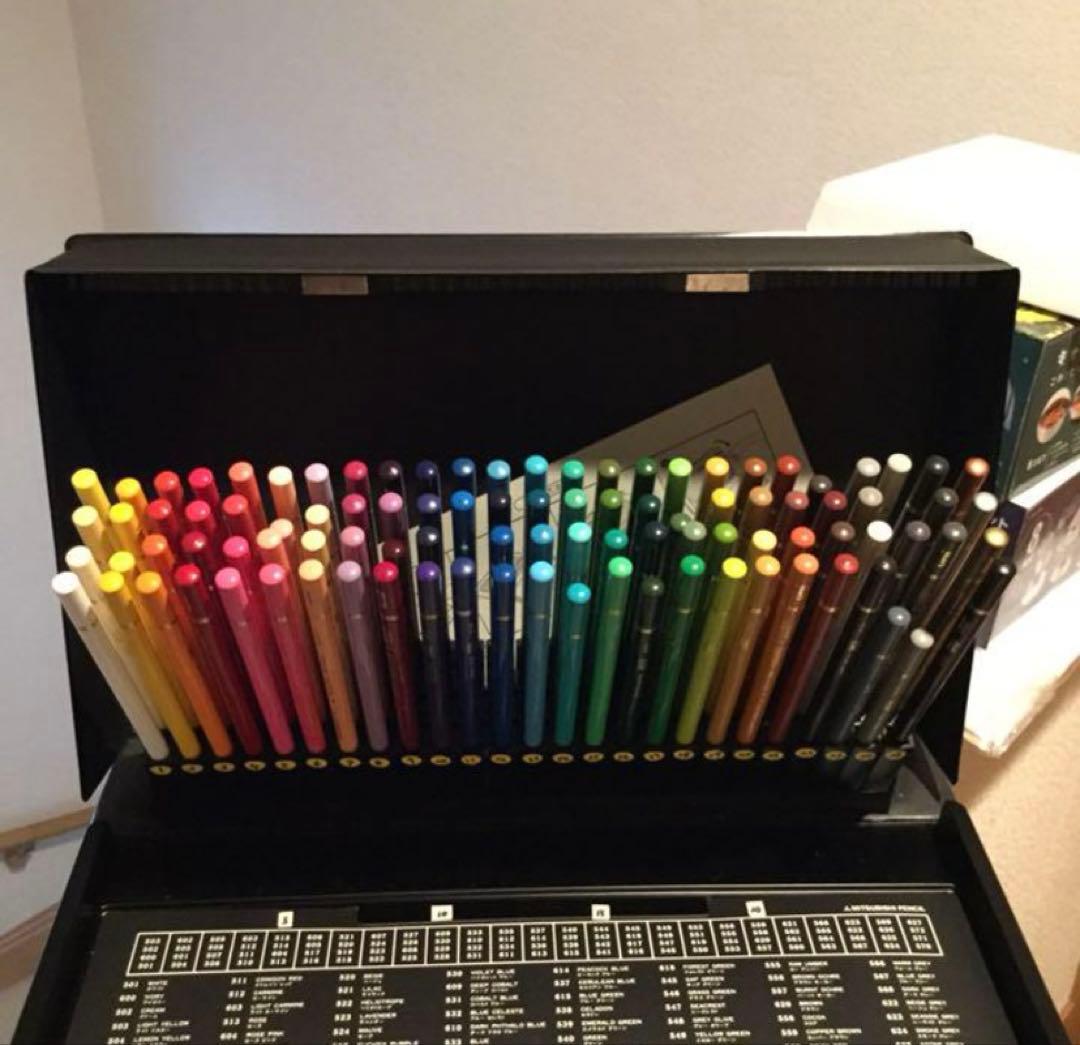 uni色鉛筆　100色