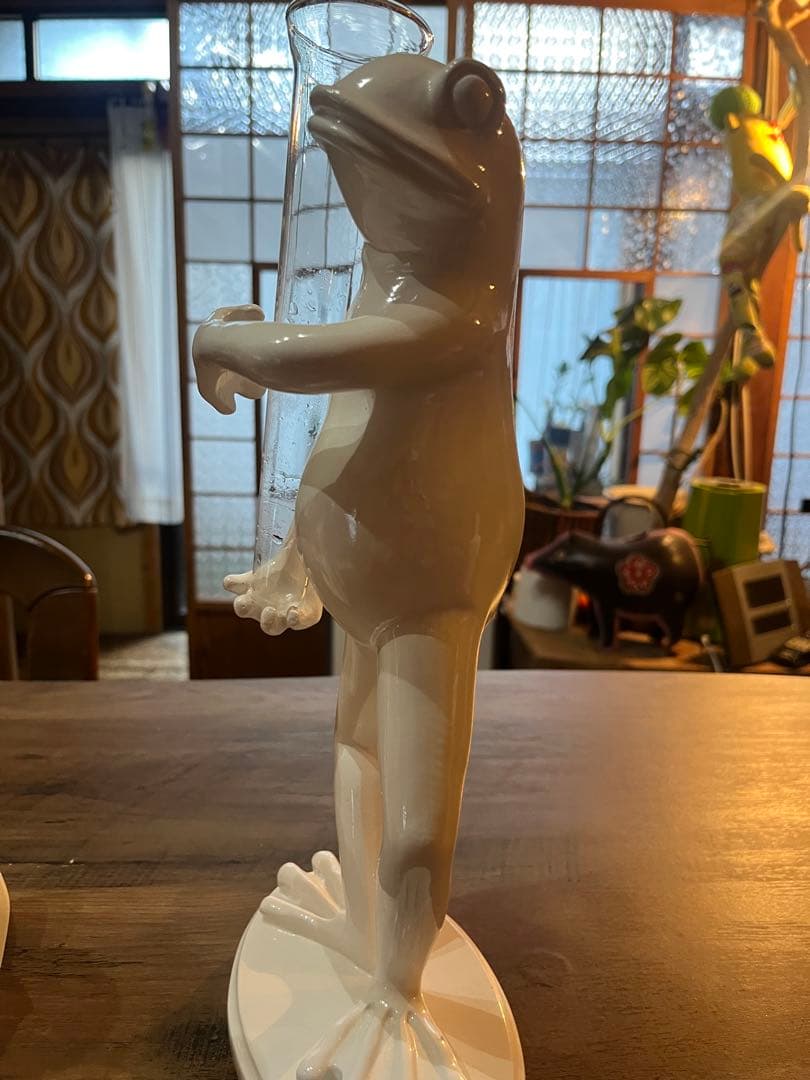 カエルの花瓶　一輪挿し　2個セット