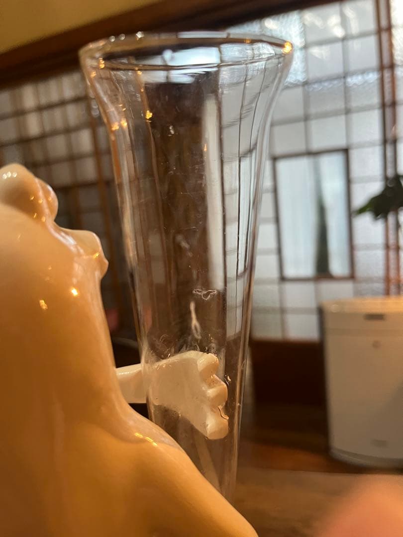 カエルの花瓶　一輪挿し　2個セット