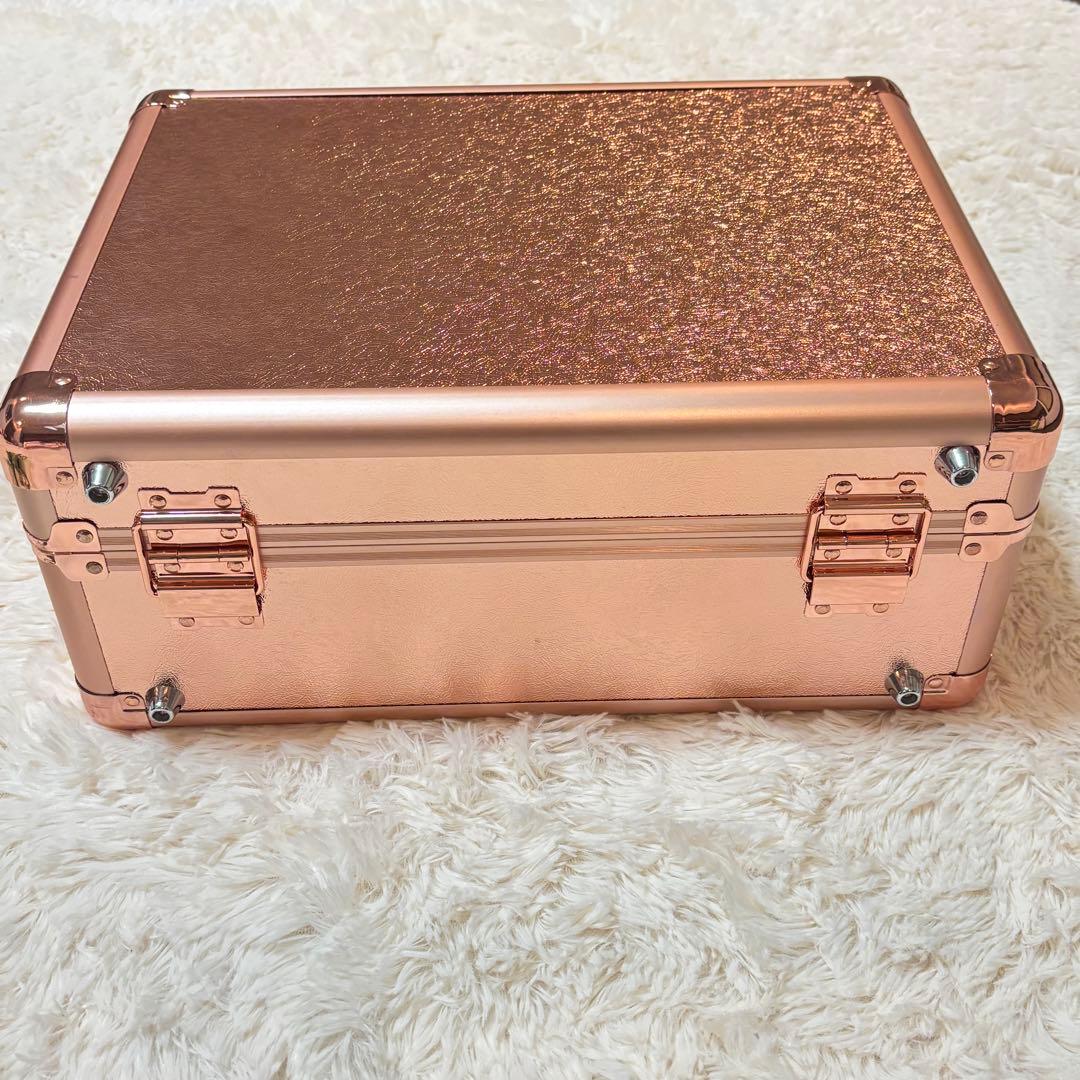 ローズゴールド ミラー付きキャリーケース