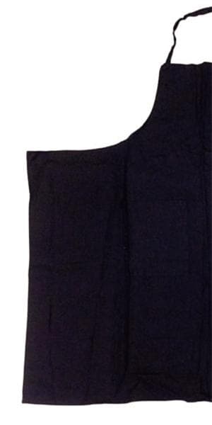 リトアニア製　Linne　リネン/麻　キッチンエプロン BK