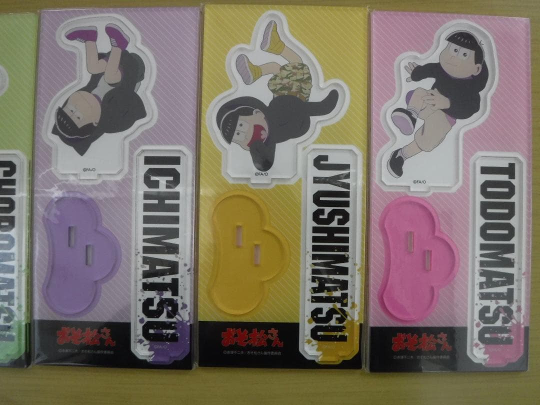 おそ松さん　パルクール松　６つ子６種セット　アクリルスタンド　ムービック