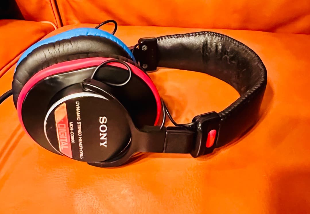 SONY MDR-CD900ST ソニー ヘッドホン ユニット＆パッド交換済み！