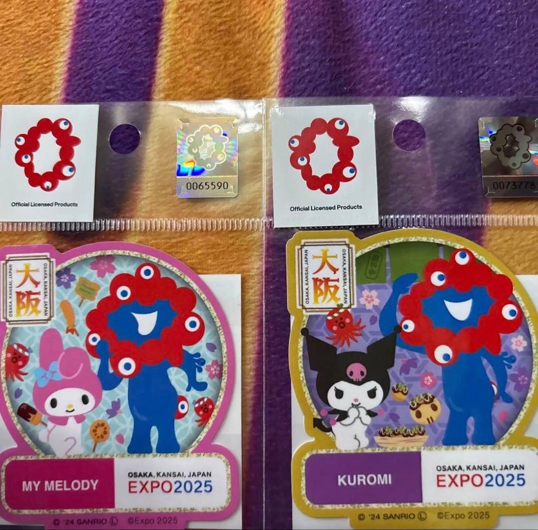 EXPO2025 大阪・関西万博 ミャクミャク ぷにぷにシール 他 グッズセット