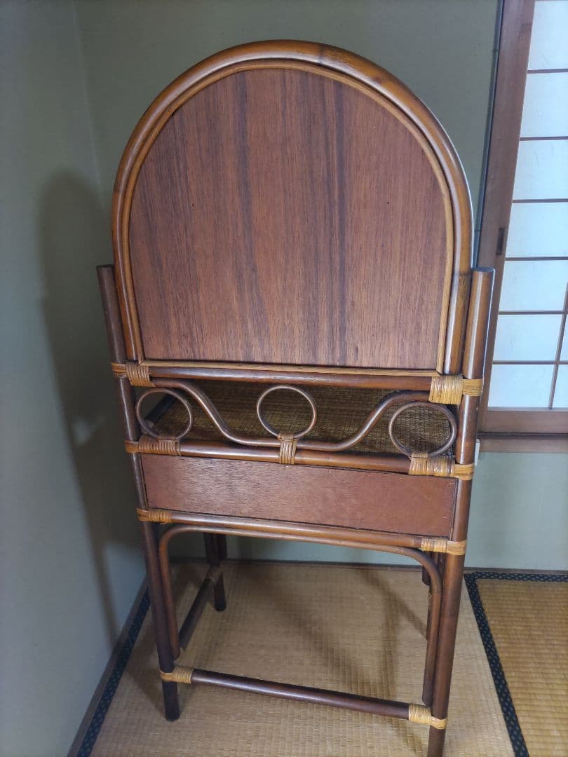 ラタン　ドレッサー　鏡台