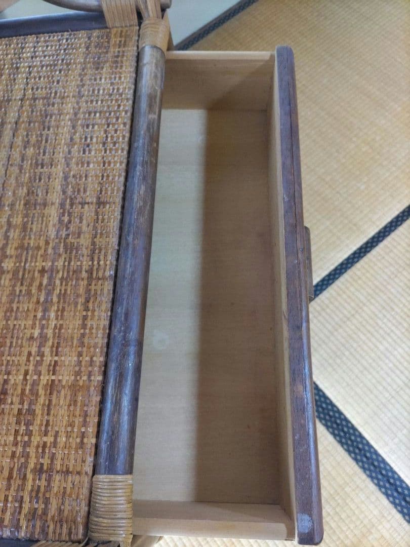 ラタン　ドレッサー　鏡台