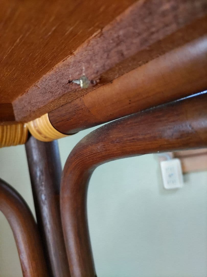 ラタン　ドレッサー　鏡台